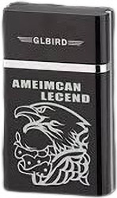 GUGGU 31G_Legend lighter USB Rechargeable Eagle Legend Slide Lighter Pocket Lighter(Black)