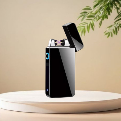 Clairbell USB Rechargeable Lighter Windproof Flameless Lighter For Smoking &Easy CarryI414 USB Rechargeable Lighter Windproof Flameless Lighter For Smoking &Easy CarryC414 Pocket Lighter(Black)