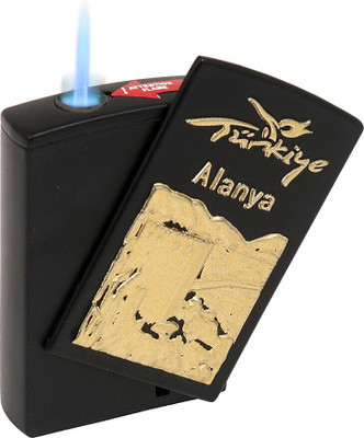 JGG Jain Gift Gallery BLK LIGHTE_new FIRST QUALITY STAR MAGIC BLACK EKKA Pocket Lighter(Black)