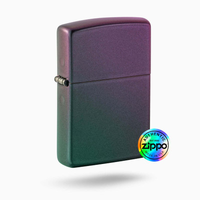 ZIPPO Classic Iridescent Pocket Lighter(Black)