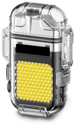 Bebo Cigarette Lighter Waterproof Dual Arc Cigarette Lighter - Double Arc Plasma USB Stylish Lighter Pocket Lighter