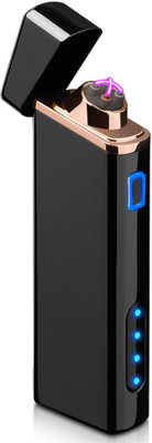 GUGGU XPX_453Q_Arc Cigarette Lighter Battery Indication Touch Screen Sensor Lighter Pocket Lighter(Multicolor)