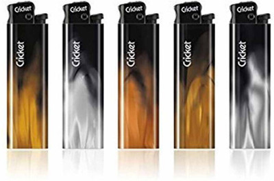Cricket SBPL01 Cricket Original Fusion Platinum Pack of 10 Pocket Lighter(Multi)