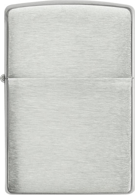 ZIPPO Armor Brushed Chrome Windproof Lighter Pocket Lighter(Silver)