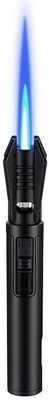 Ala Flame Multifunctional Butane Torch Lighter Butane torch lighter Pocket Lighter(Black)