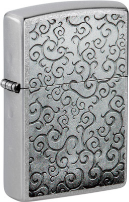 ZIPPO Vines Design Street Chrome Windproof Lighter Pocket Lighter(Silver)