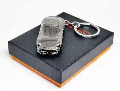 Brunzo Car Key Chain Rechargeable USB Cigarette Lighter Car Key Chain Rechargeable USB Cigarette Wind Proof Pocket Lighter(Silver)