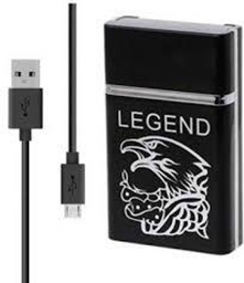 YAROH 59B_Legend lighter USB Rechargeable Eagle Legend Slide Lighter Pocket Lighter(Black)