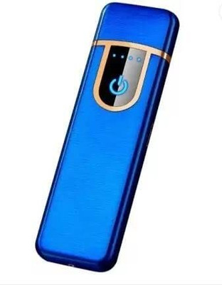 AVIKA Pocket Lighter USB Finger Touch Cigarette Pocket Lighter with USB Charging Pocket Lighter(Blue)