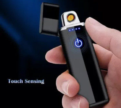 Clairbell PTL_705C_Touch Lighter |Battery Indication Touch Screen Sensor Lighter Pocket Lighter(Black)
