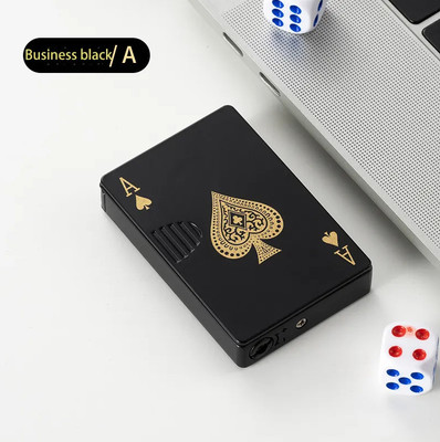 Ryme Without Gas Ikka Print Pocket Lighter(Black)