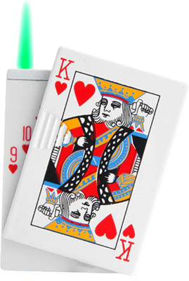 lkjh Refillable Premium Design Windproof Jet Flame Lighter KING LIGHTER Pocket Lighter(Multi color)