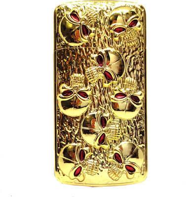 Point Zero New Zhonergi Gold Lighter Jet Flame Butane Gas Lighter Portable Compact Windproof Cigar Outdoor Pocket Lighter(Gold)