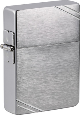 ZIPPO 1935 Replica Windproof lighter with Slashes Pocket Lighter(Silver)