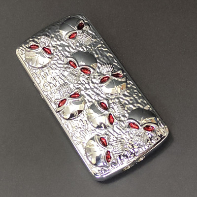 Crokroz Windproof Flame Cigarette Lighter | Butane Gas Refillale Jet Flame Lighter Visit Website www.myfirstdot.com Pocket Lighter(Silver)