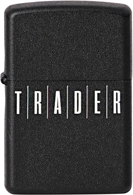Crokroz Lighter | Windproof Cigarette Lighter For Men | Sturdy Metal | Trade Pocket Lighter(Black)