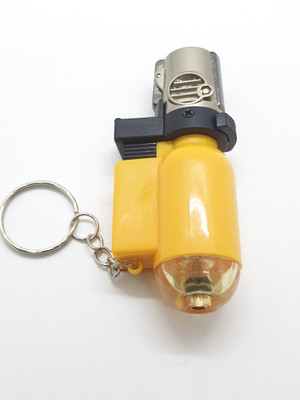 JGG Jain Gift Gallery CLINDET LIGTER_new Pocket Lighter(yellow)
