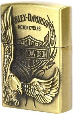 VariousEye Eagle Print Refillable Butane Jet Flame Pocket Lighter for Cigars, Gold Polish New Eagle Refillable Pocket Pocket Lighter(Golden)