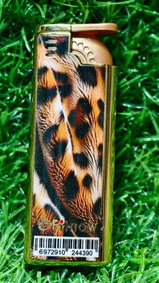 JGG Jain Gift Gallery Metal Windproof Pocket Lighter,Stylish Refillable Cigarette Lighter Pocket Lighter(Multi)