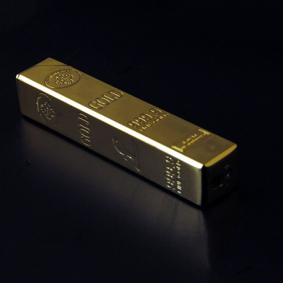 ASTOUND Metal Gold Bar Torch Lighter Free Fire Butane Gas Smoke Pipe Lighter-h GL-22 Cigarette Lighter(Gold)
