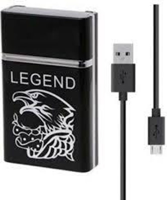 Clairbell 67N_Legend lighter USB Rechargeable Eagle Legend Slide Lighter Pocket Lighter(Black)
