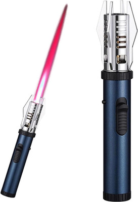 AONEPTER Jet Flame Cool Lighters Red/Blue Flame, Refillable Butane Gas Windproof Jet Flame Cool Lighters Pocket Lighter(MULTICOLOR)