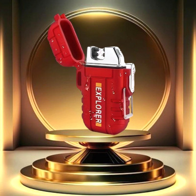 FRONY Cigarette Lighte Explorer USB Rechargeable Waterproof Pocket Size Lighter O129 Pocket Lighter(Multicolor)
