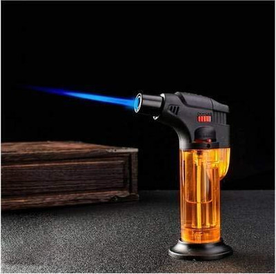 JGG Jain Gift Gallery Refillable Gas Torch Lighter -Torch Lighter Pocket Lighter Pocket Lighter(YELLOW)