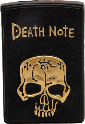 The Chaabi Shop Death Note Lighter, Engraved, Black & Golden Death Note Lighter, Engraved, Black & Golden Pocket Lighter(black & golden)