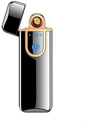 Zebur FINGER TOUCH SENSOR USB LIGHTER Pocket Lighter(BLACK)