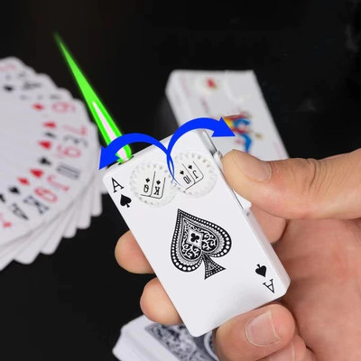 Orelius Fire India No 1 Lighter | Refillable Playing Cards Cool Design Windproof Lighter Metal Cool Design | Beautiful Gifting Purpose For Friends Pocket Lighter(White)