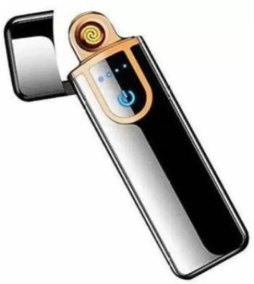 YAROH MTV55_UV117-Touch Sensor USB Rechargeable Ultra Thin Cigarette Lighter MTV55_UV117-Touch Sensor USB Rechargeable Ultra Thin Cigarette Lighter Pocket Lighter(Black)