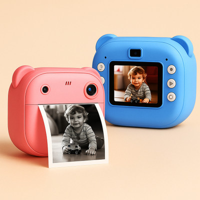 Prime Assure Instant Photo Print Camera for Kids Children Polaroid Camera, 48MP Mini Printer Mini Camera Photo