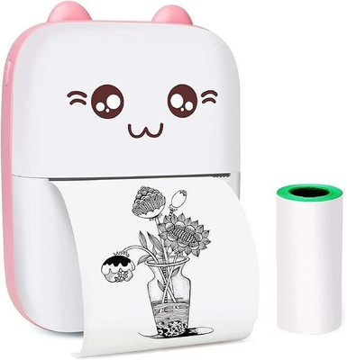 Wolcentra Mini Pocket Printer for Kids, Portable Thermal Printer Mini printer
