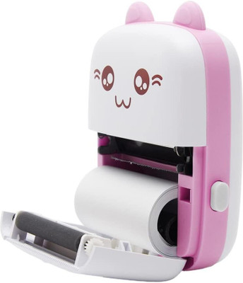 TECHEL Portable Mini Printer Bluetooth 2 roll xdf6 camera