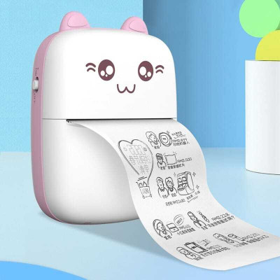 EVAAENTERPRISES Wireless Mini Printer Bluetooth Thermal Printing Pocket Printer