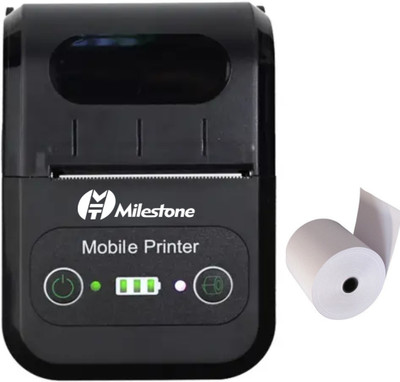 Milestone BT-58 2 Inch (58mm) Bluetooth Thermal Printer For Small Business Thermal Pocket Printer