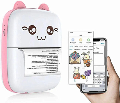 EVAAENTERPRISES Mini Bluetooth, Portable Label /Inkfree Thermal Receipt Printer POCKET PRINTER