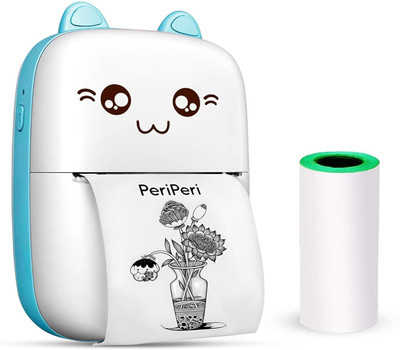 Teksqr C6 Mini Thermal Printer Inkless Bluetooth Pocket Printer plastic