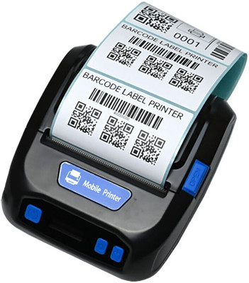 PosBox 3 Inch 2 in 1 Label + Receipt Bluetooth Printer in 2600mah Rechargeable Battery with LED Display (Direct Thermal)