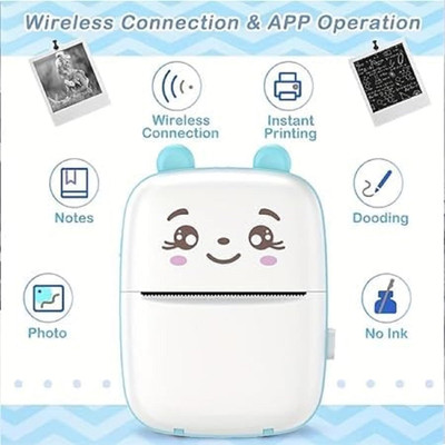 ASTOUND Print Receipt Tags Portable Label Printer Inkfree Printer Thermal Receipt Printer