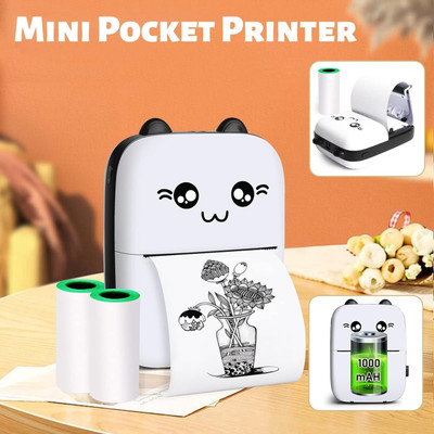 Wifton Print Receipt Tags Mini Printer with USB Cable Thermal Printer