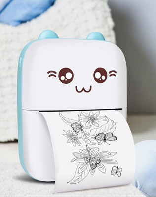 RHONNIUM Print Receipt Tags Smart Instant Photo Printer for Kids Thermal Receipt Printer