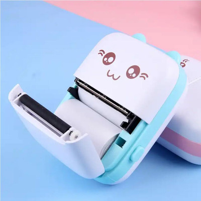 RHONNIUM Instant Printing Inkfree Label Printer for Android & iOS Thermal Receipt Printer