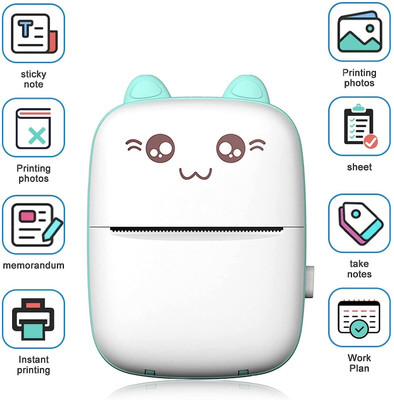ASTOUND Rechargeable Portable Pocket Printer with USB Cable Thermal Printer