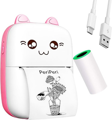 HINATA Portable Thermal Pocket Printer, Inkless Wireless Bluetooth Connection THERMAL