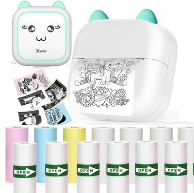 SERPLEX Portable Thermal Mini Printer for Students, for Home Use Bluetooth Printer Portable Printer