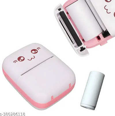 IMMUTABLE Portable Mini Printer Bluetooth Printer 2 roll bvg22 camera