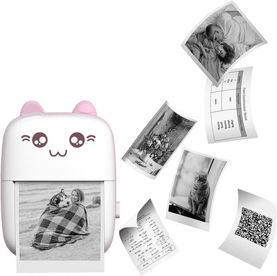 Wifton Rechargeable Cute Mini Portable Thermal Printer Thermal Printer
