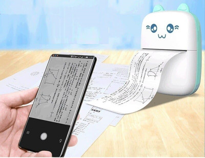 Wifton Print Receipt Tags Inkless Bluetooth Pocket Printer for Prints Thermal Printer